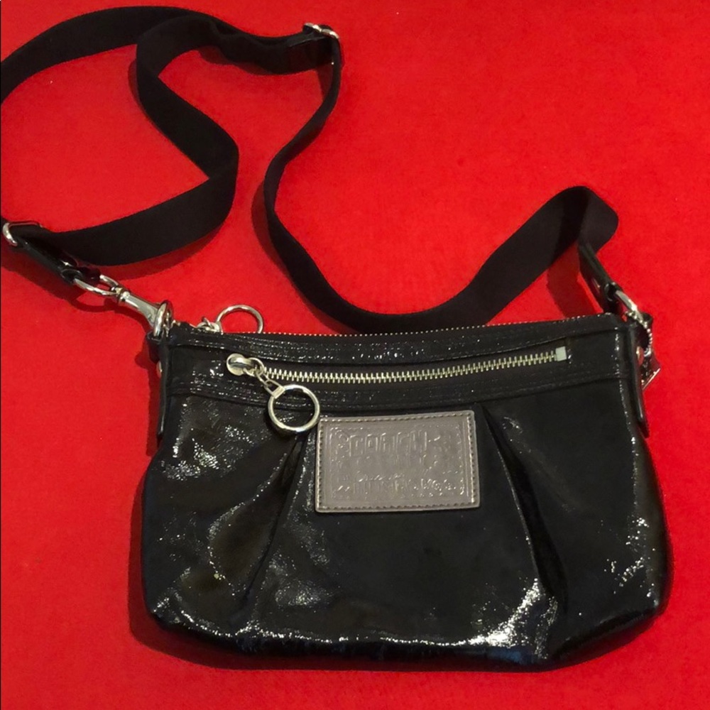 🟡COACH POPPY SHOULDER BAG EUC